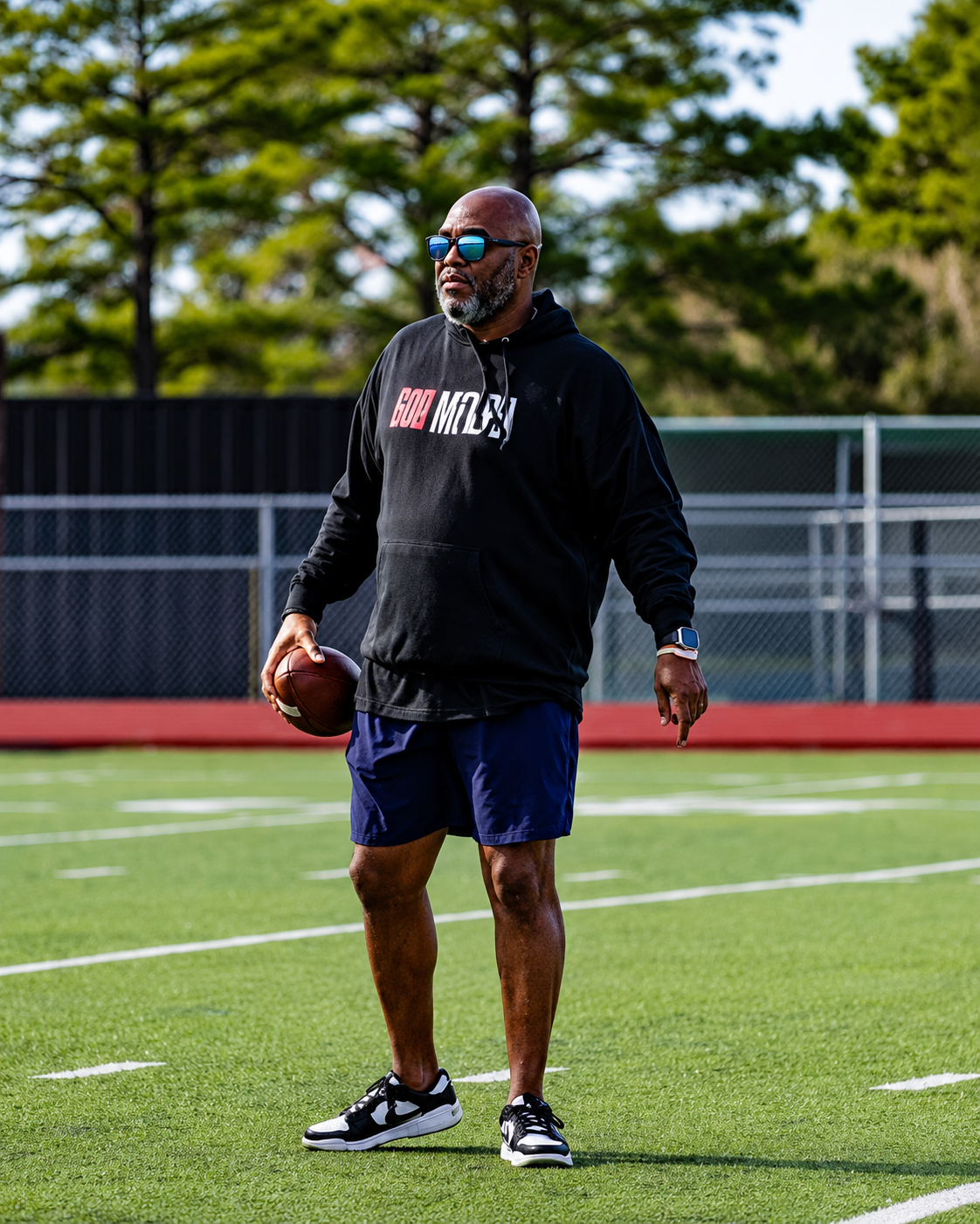 Coach Chris Taylor founder of Taylor Sports Performance training athletes in East Texas