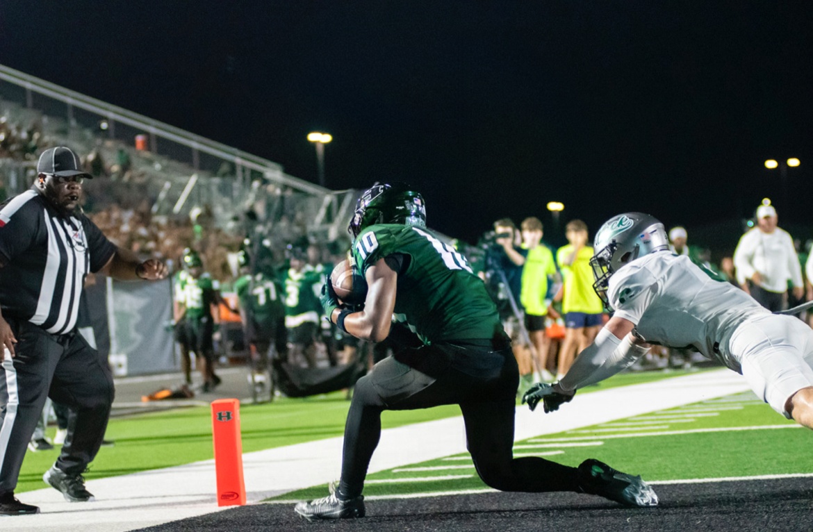 Tydarian Harrison Touchdown Catch Huntsville High School
